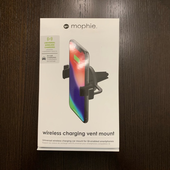 mophie Other - Mophie Wireless Charging Auto Vent Mount for Smartphones